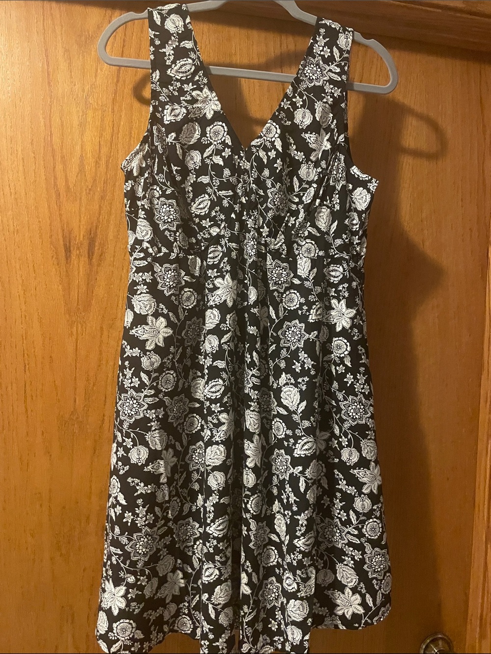 Torrid Mini Wash Challis V Neck Dress L79